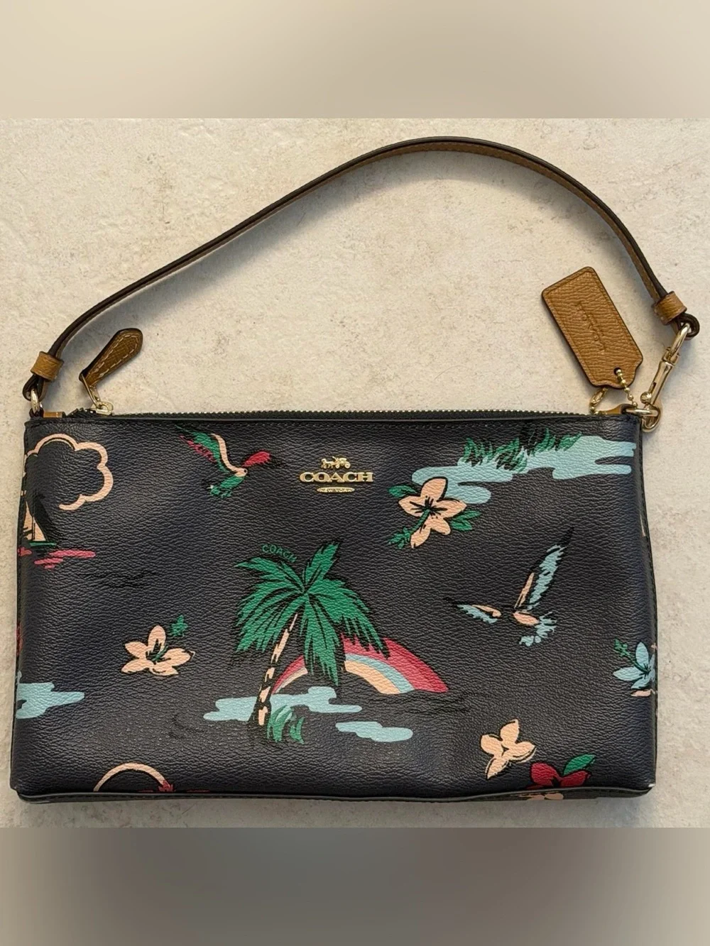 Coach Hawaiian tropical bag